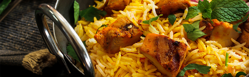 Biryani dishes category header image